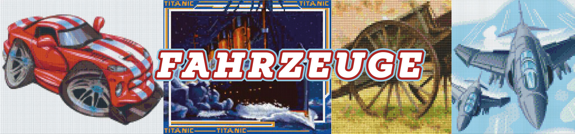Pixelhobby Klassik (Mini) Sets - Fahrzeuge