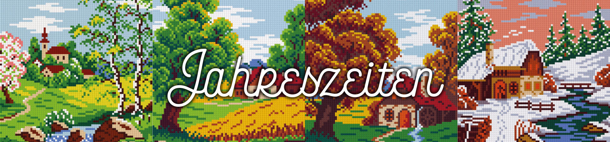 Pixelhobby Klassik (Mini) Vorlagen - Jahreszeiten