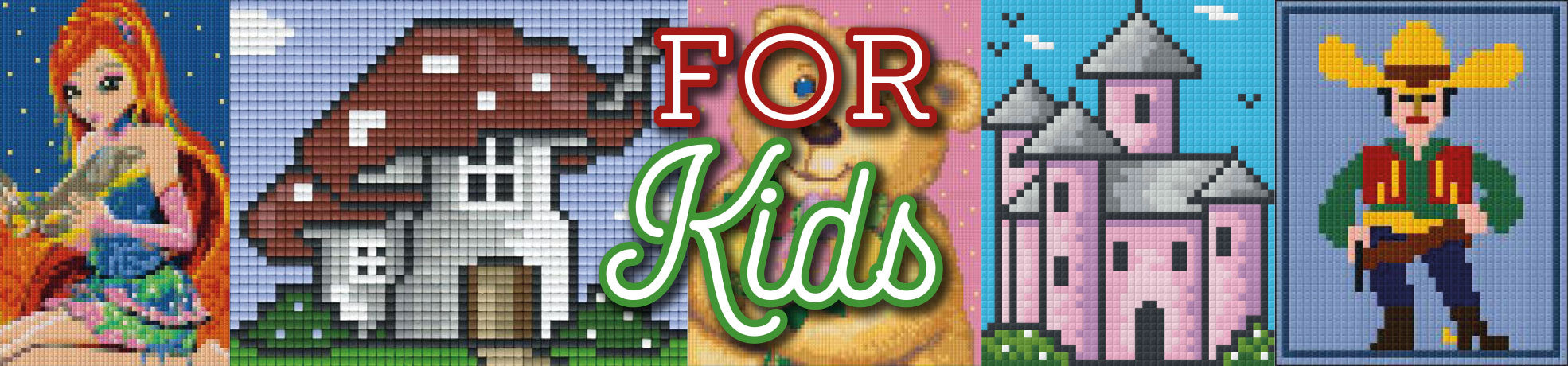 Pixel Klassik Vorlagen - for Kids