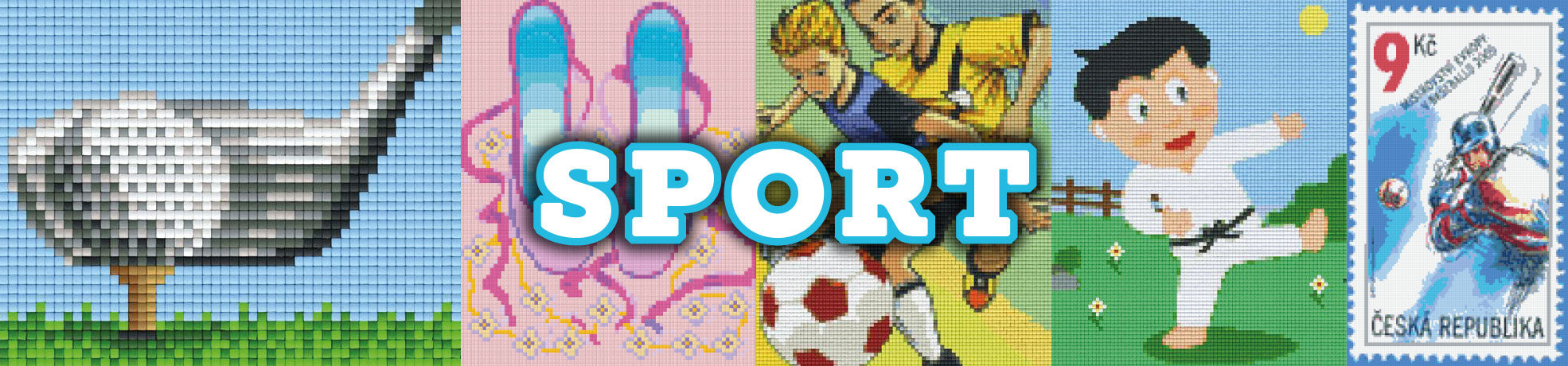 Pixel Klassik Vorlagen - Sport