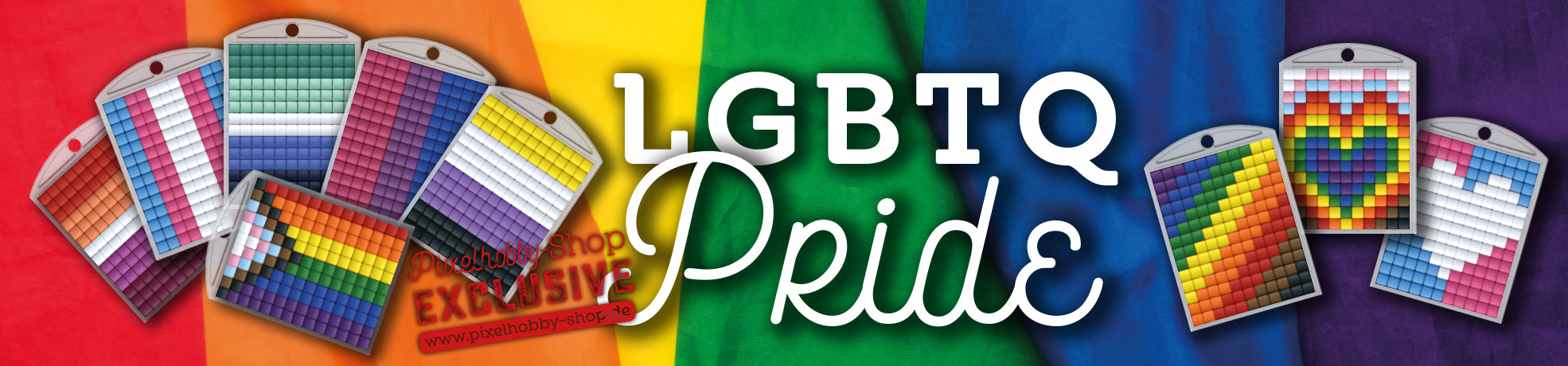 Pixelhobby Klassik - Medaillon Sets - LGBTQ