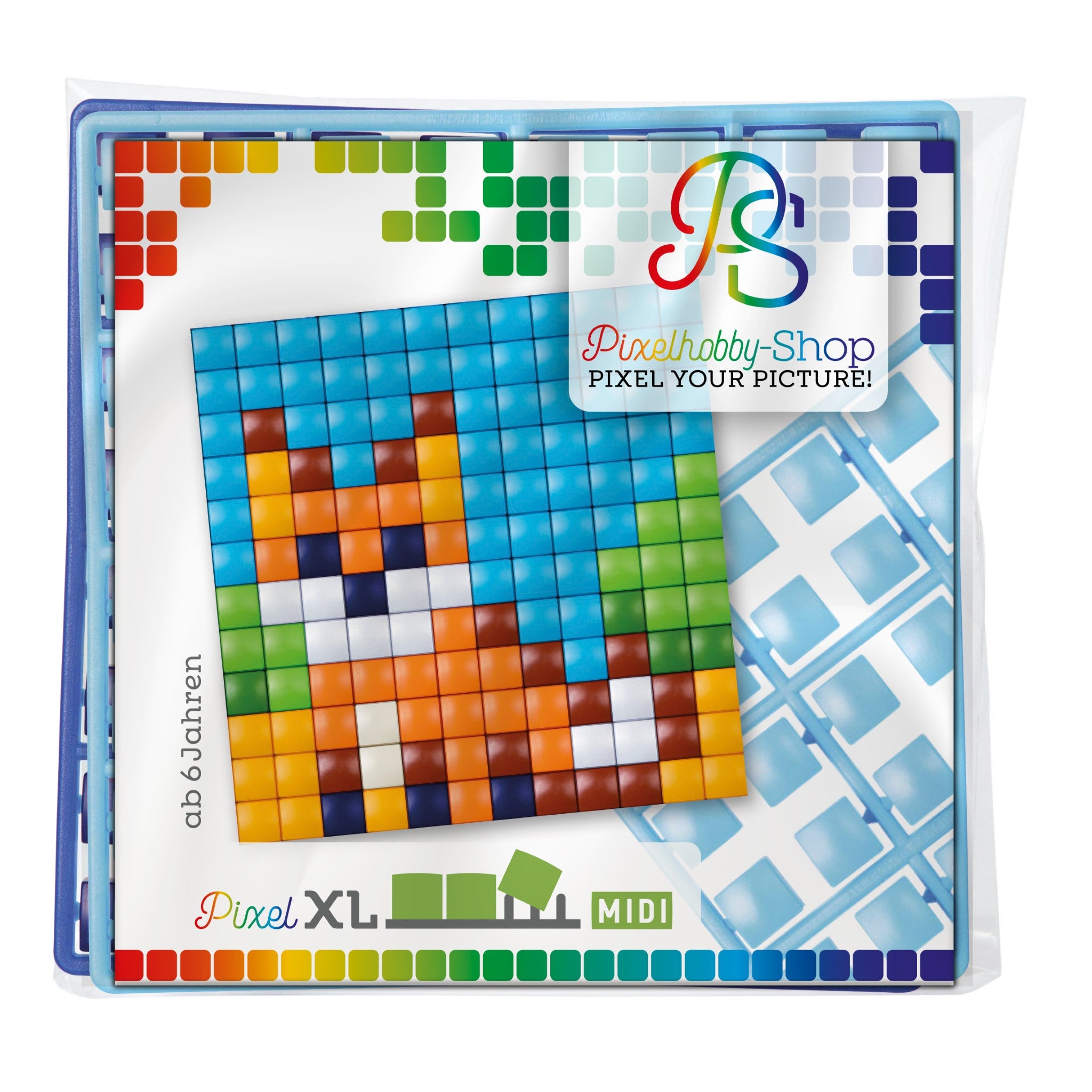 Pixelhobby XL (Midi) Magnet Set - Fuchs