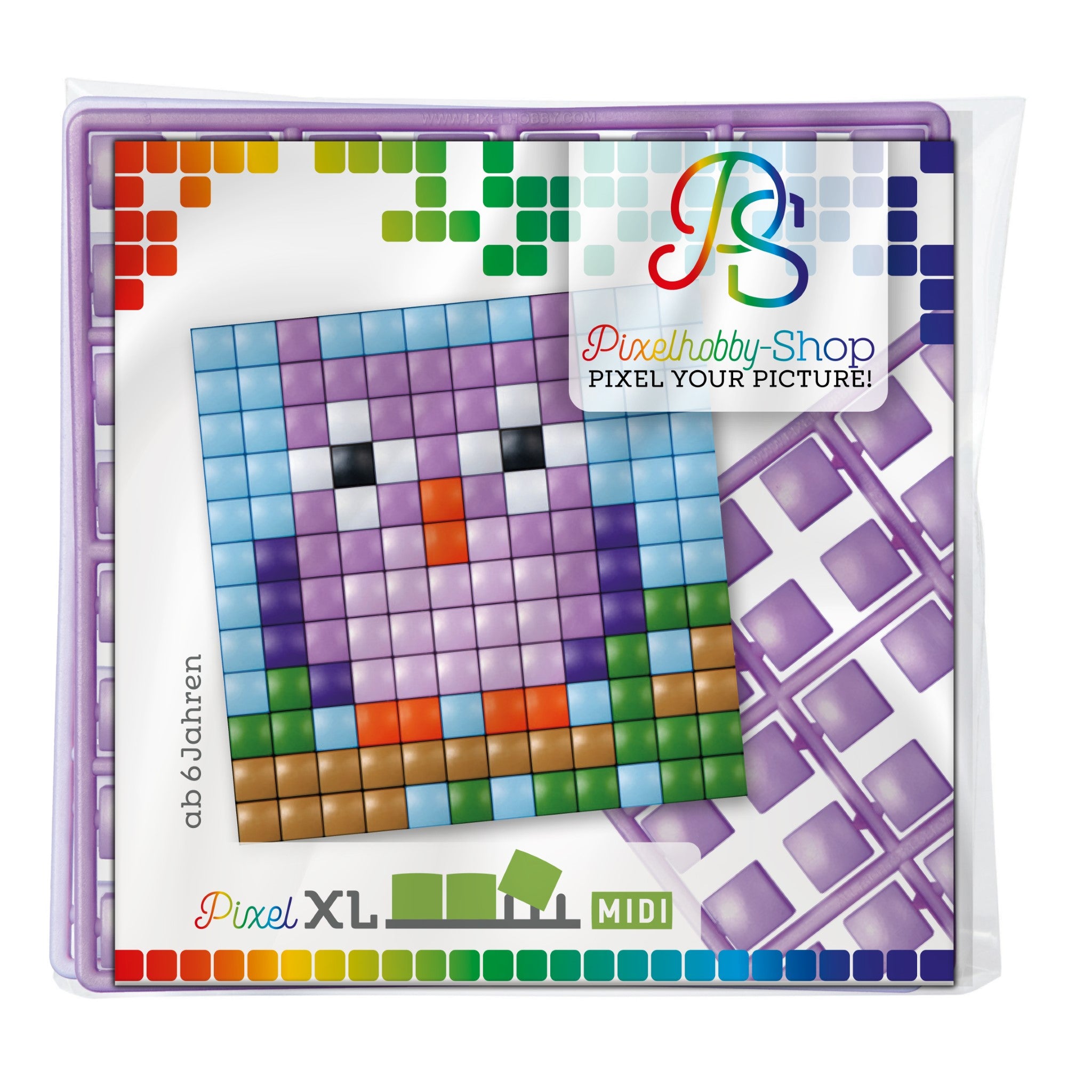Pixelhobby XL (Midi) Magnet Set - Eule