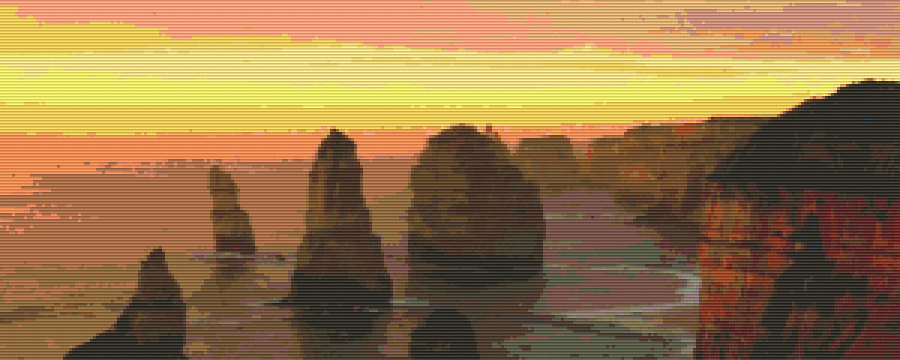 Pixelhobby Klassik Set - verfärbtes Meer