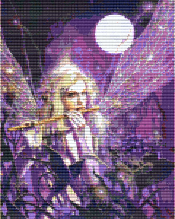 Pixelhobby Klassik Set - Elfe mit Querflöte