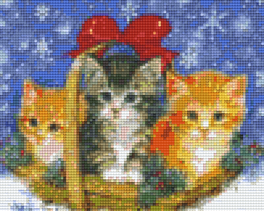 Pixelhobby Klassik Set - Katzenweihnacht