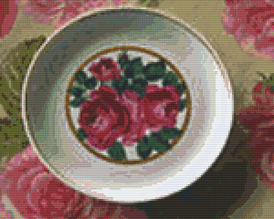 Pixelhobby Klassik Set - Meissner Rosenteller