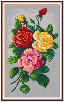 Pixelhobby Klassik Set - Malerische Rosen
