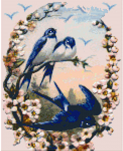 Pixelhobby Klassik Set - Blue Birds