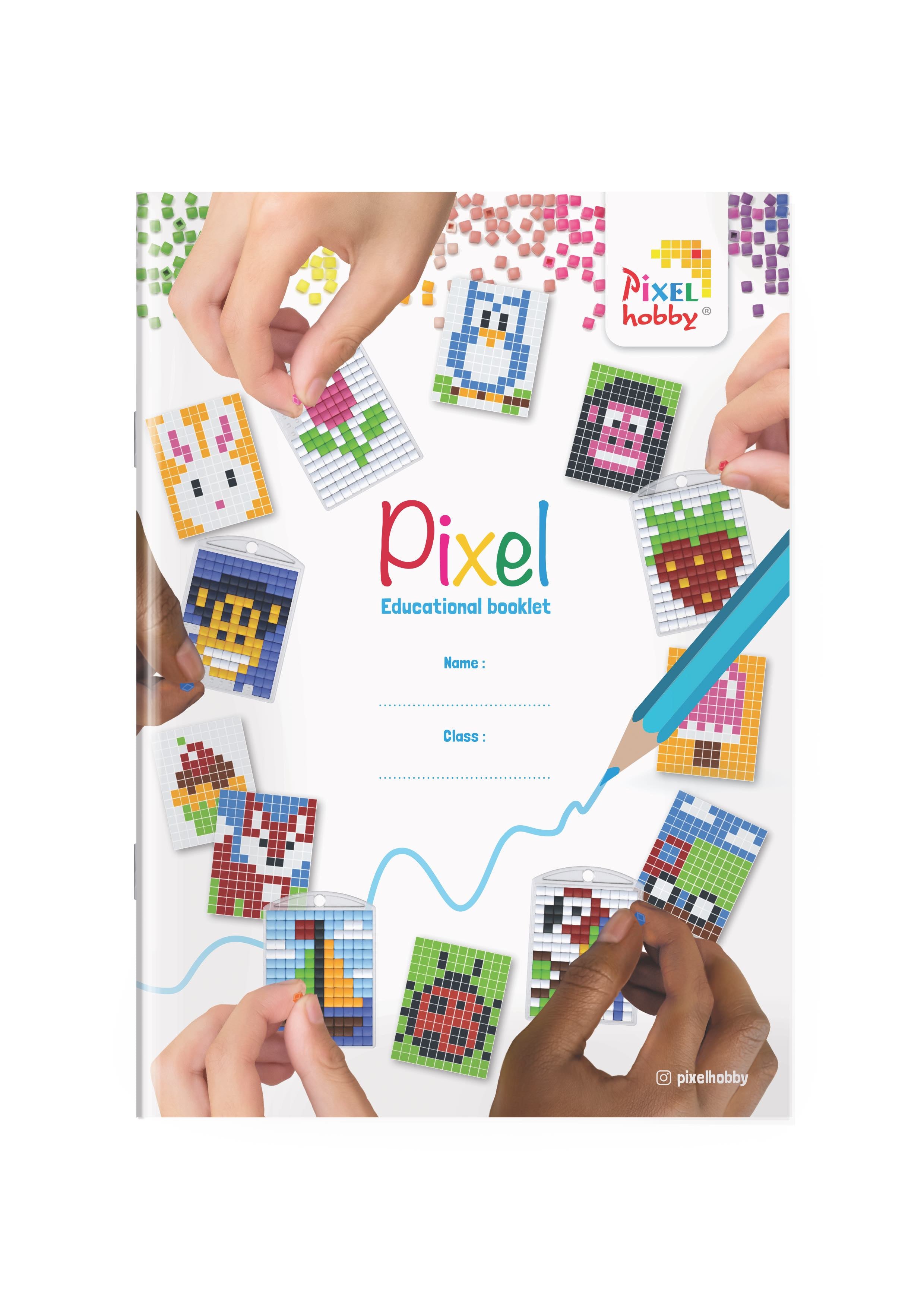 Pixelhobby Klassik (Mini) Education Vorlagenheft - Medaillons (englisch)