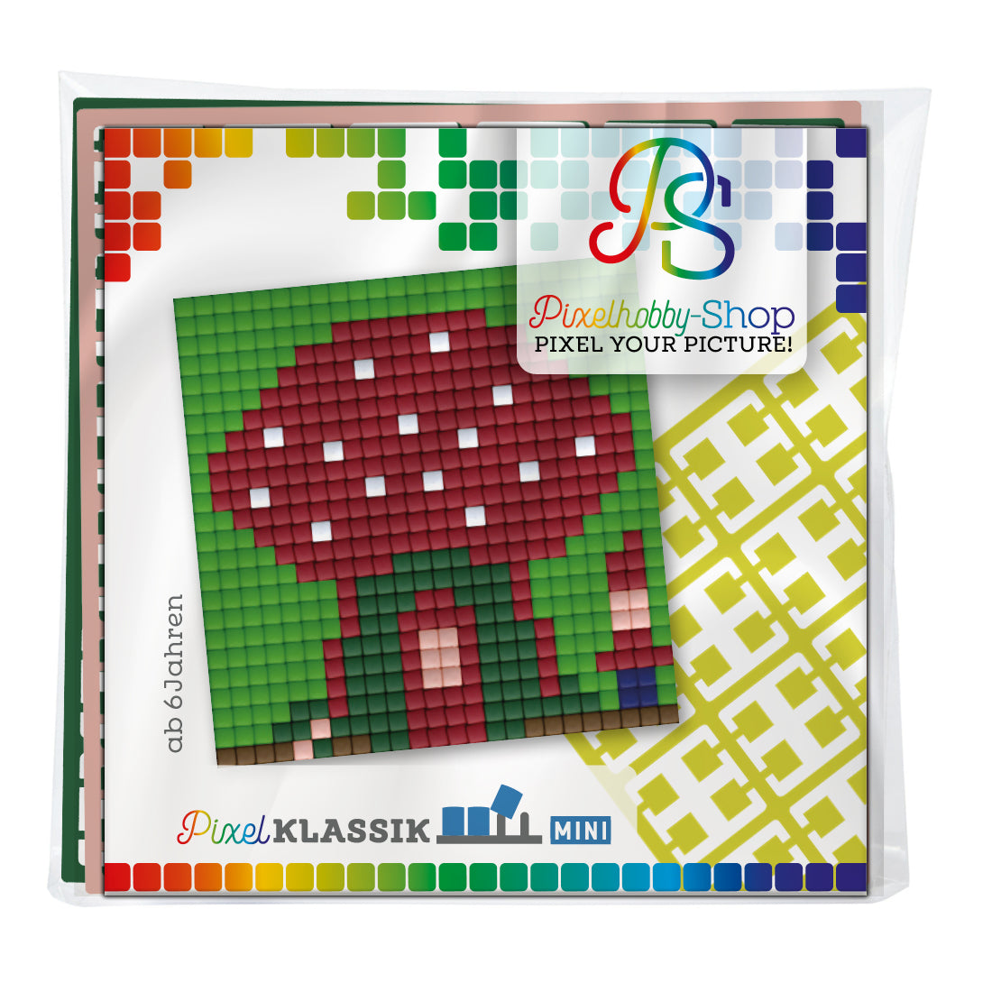 Pixelhobby Klassik (Mini) Magnet Set - Fliegenpilzhaus