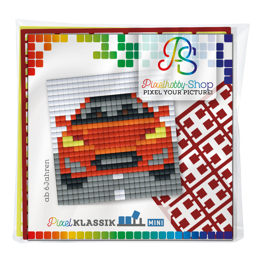 Pixelhobby Klassik (Mini) Magnet Set - Sportwagen