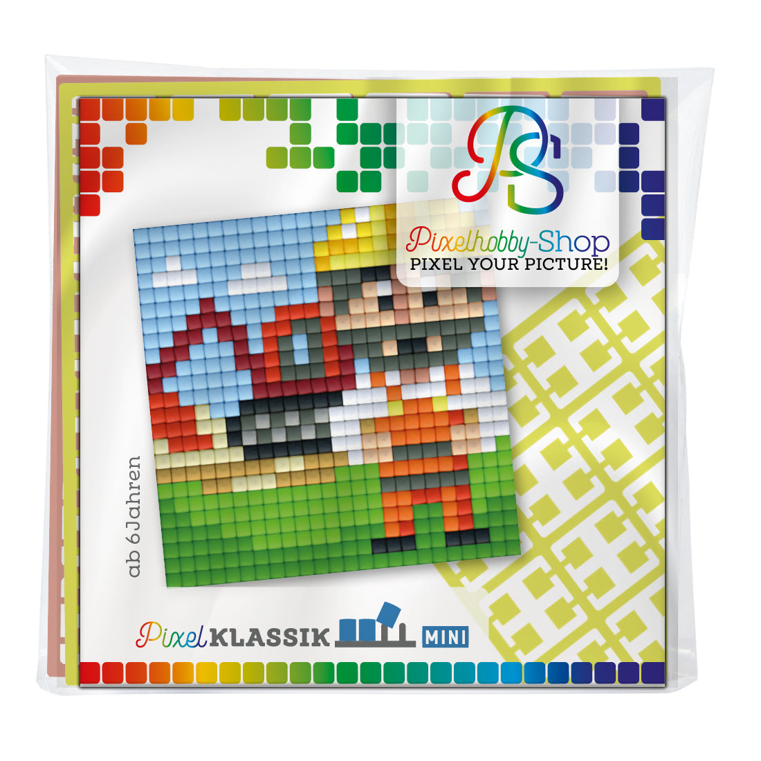 Pixelhobby Klassik (Mini) Magnet Set - Baggerfahrer