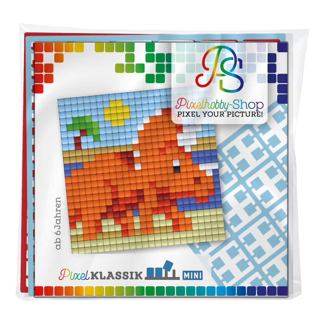 Pixelhobby Klassik (Mini) Magnet Set - Triceratops