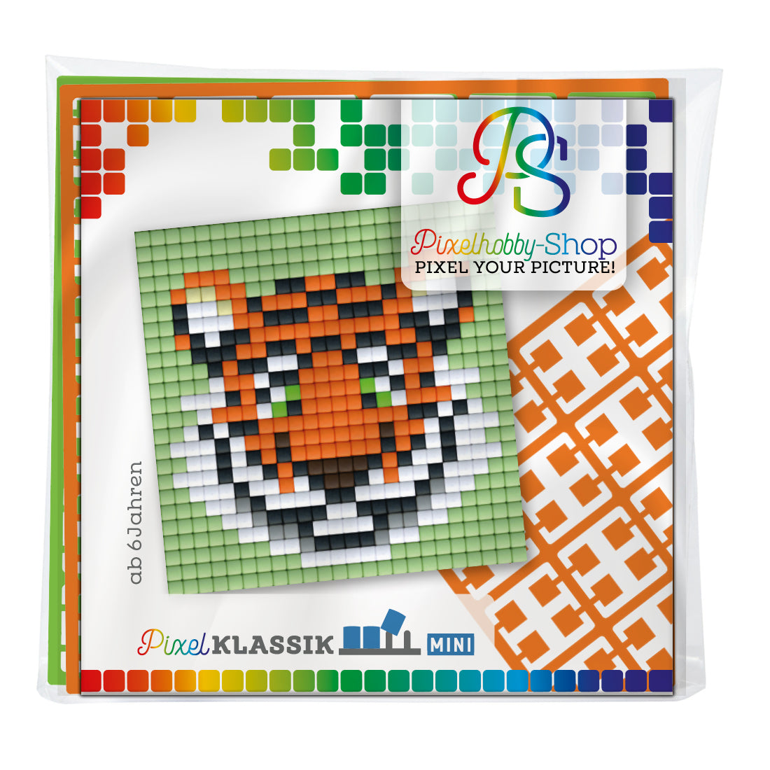 Pixelhobby Klassik (Mini) Magnet Set - Tiger
