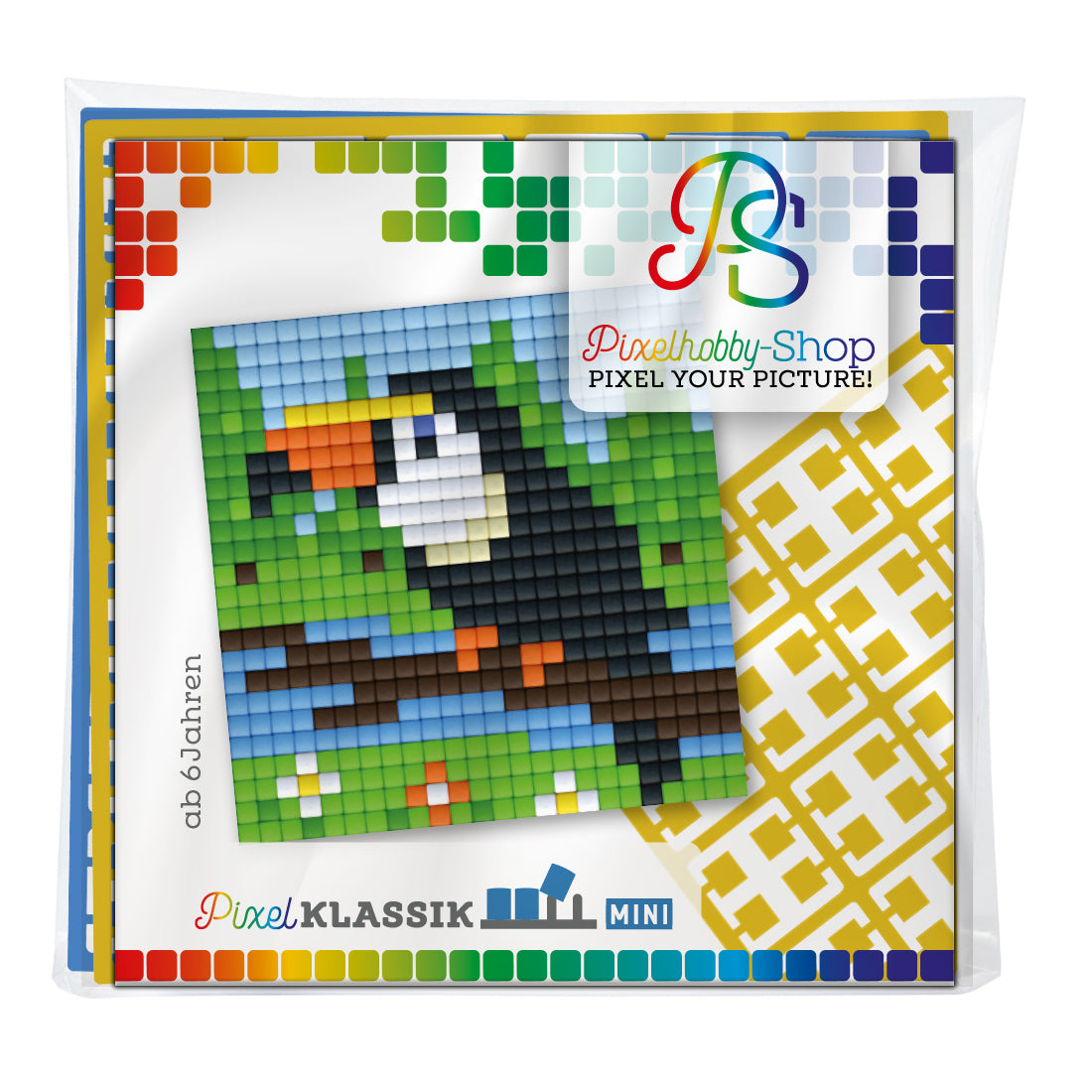 Pixelhobby Klassik (Mini) Magnet Set - Tukan