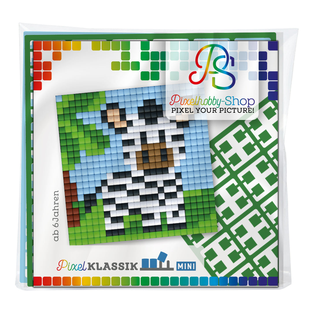 Pixelhobby Klassik (Mini) Magnet Set - Zebra