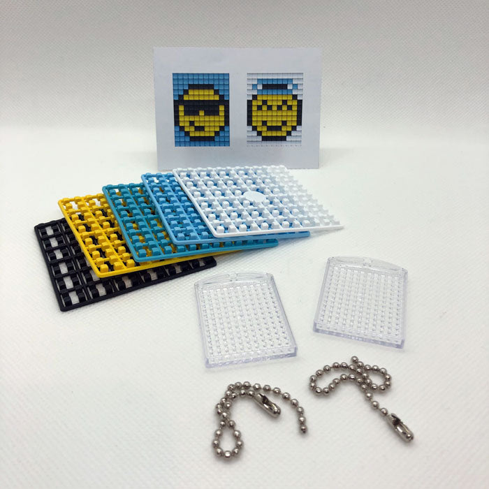 Pixelhobby Medaillon 2er-Set - Smiley 1