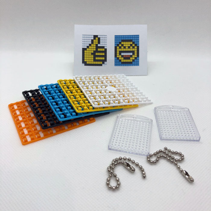 Pixelhobby Medaillon 2er-Set - Smiley 4