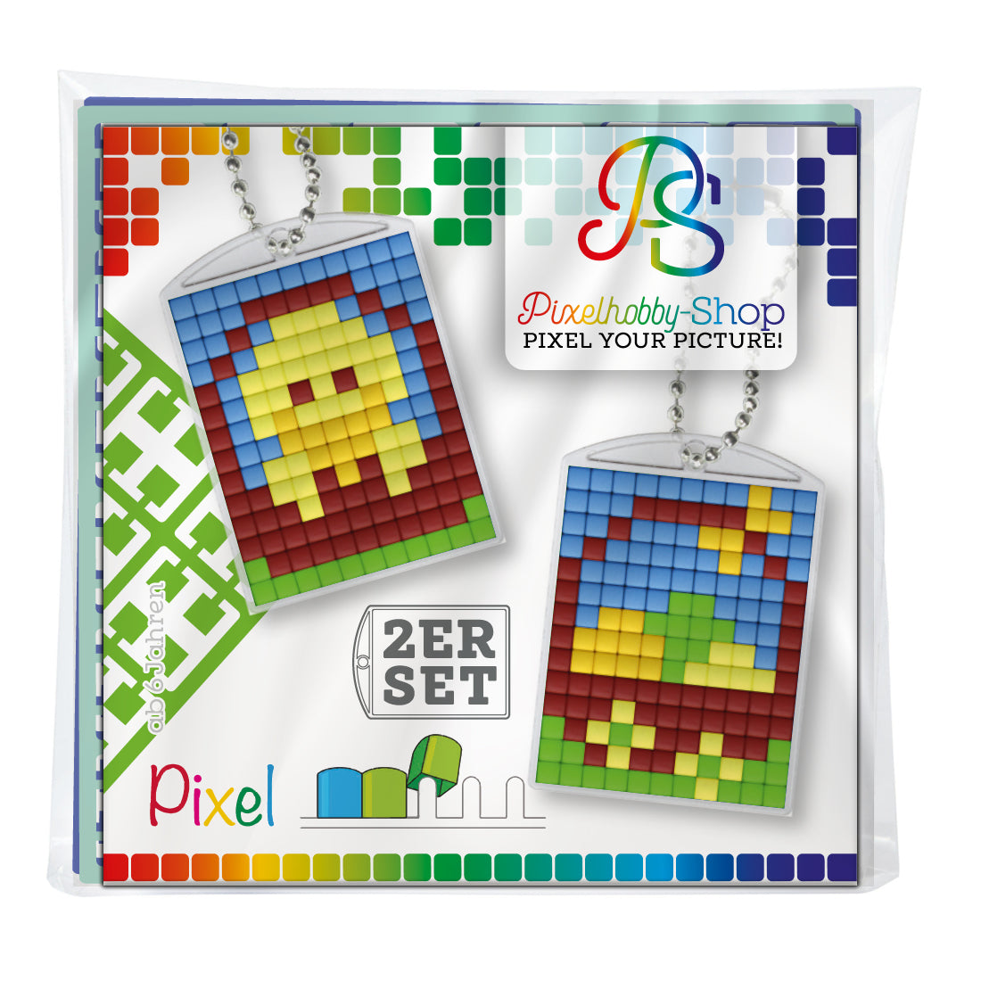 Pixelhobby medallion set of 2 - Easter 1st