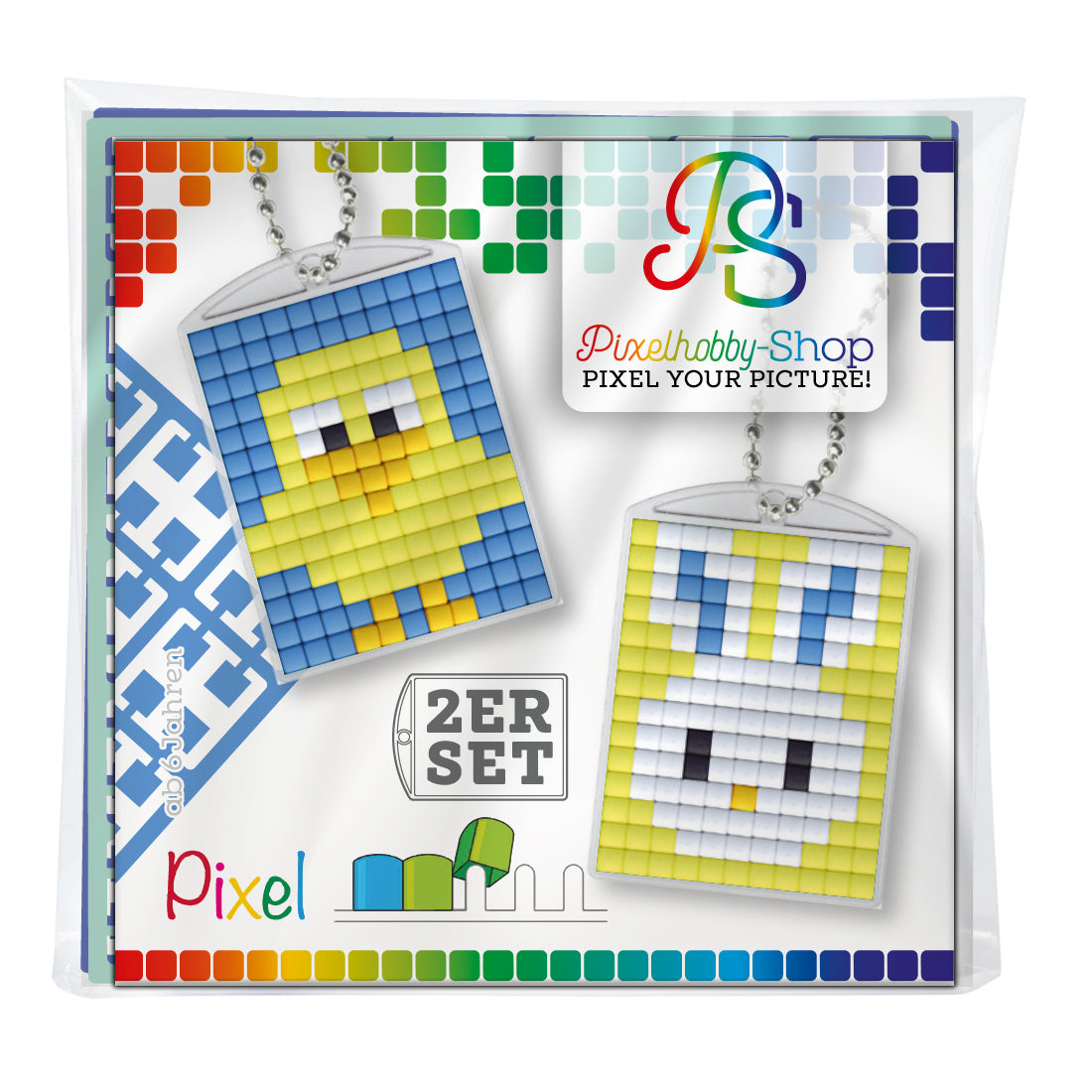 Pixelhobby medallion set of 2 - Easter 3