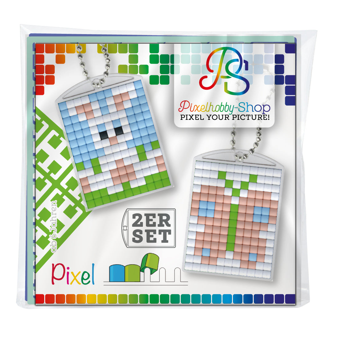 Pixelhobby Medaillon 2er-Set - Ostern 4