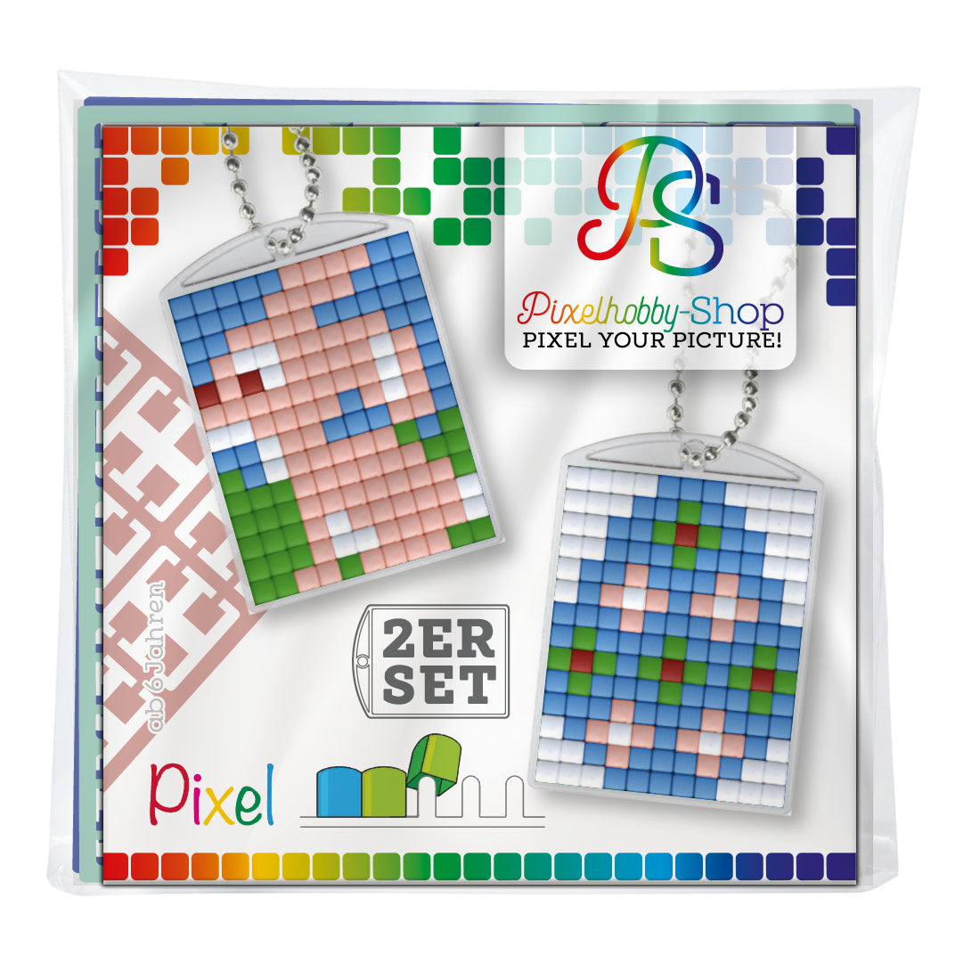 Pixelhobby medallion set of 2 - Easter 6th
