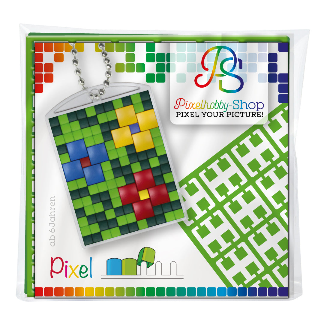 Pixelhobby Medaillon Mix-Set - Blumenbeet