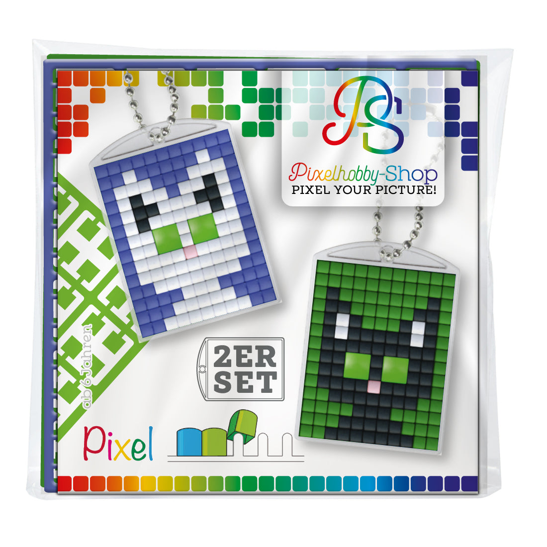 Pixelhobby Medaillon Mix-Set - Katzen