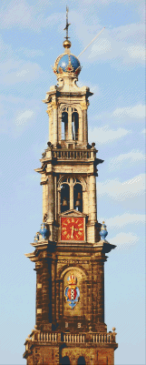 Pixelhobby Klassik Vorlage - Kirchturm