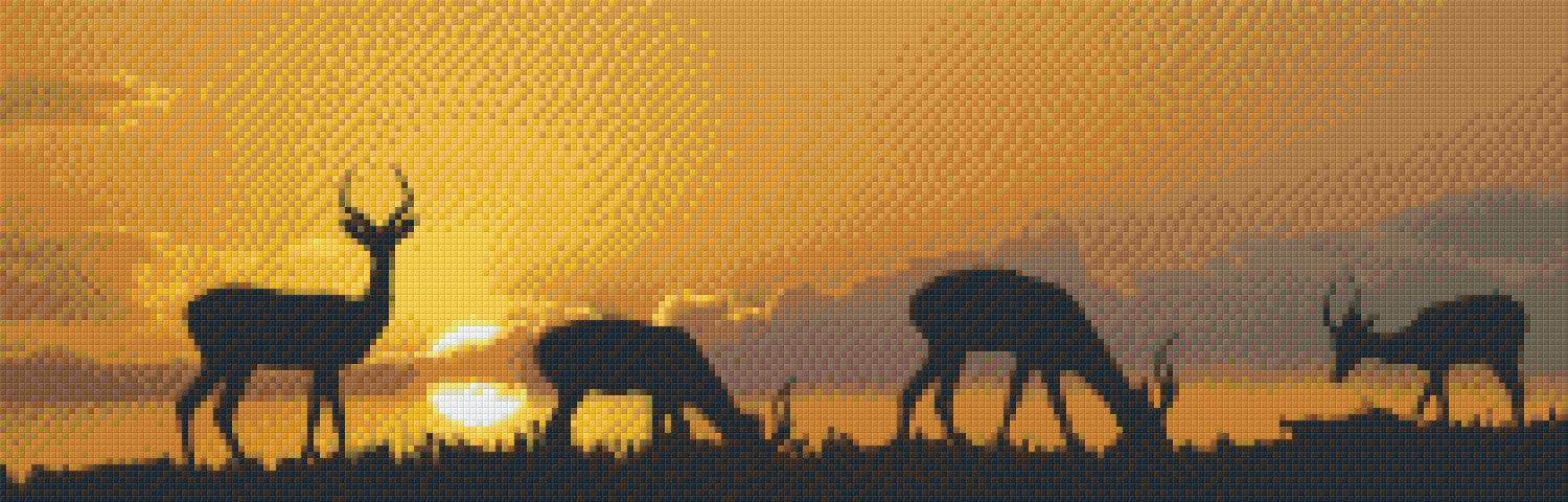 Pixelhobby Klassik Vorlage - Sonneuntergang
