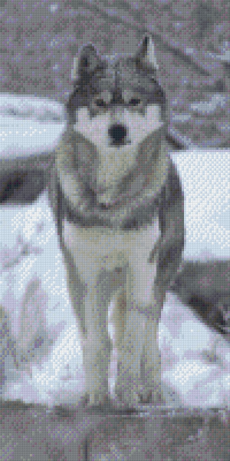 Pixelhobby Klassik Vorlage - Wolf