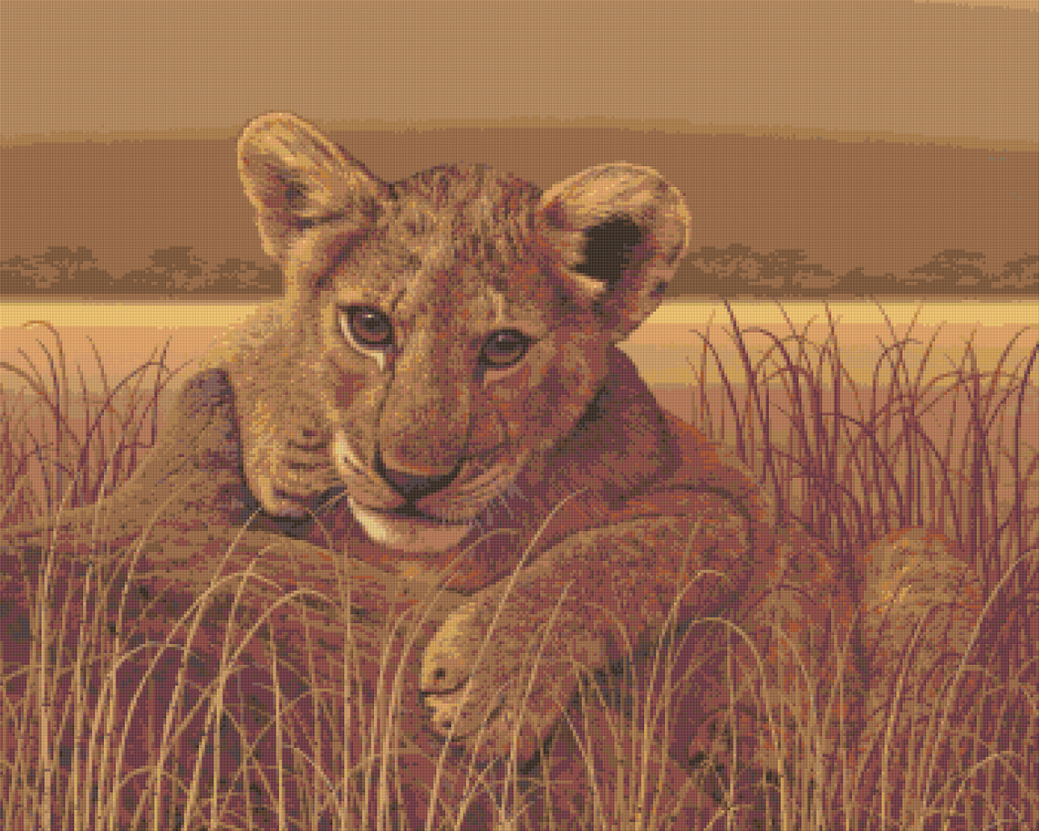 Pixelhobby Klassik Set - Tigerbaby