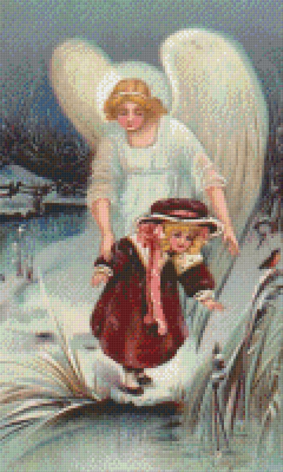 Pixelhobby Klassik Vorlage - Schutzengel