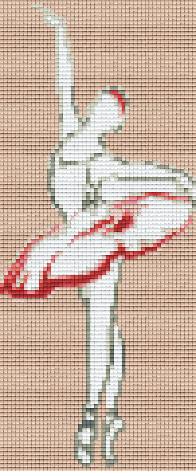 Pixelhobby Klassik Vorlage - Ballerina