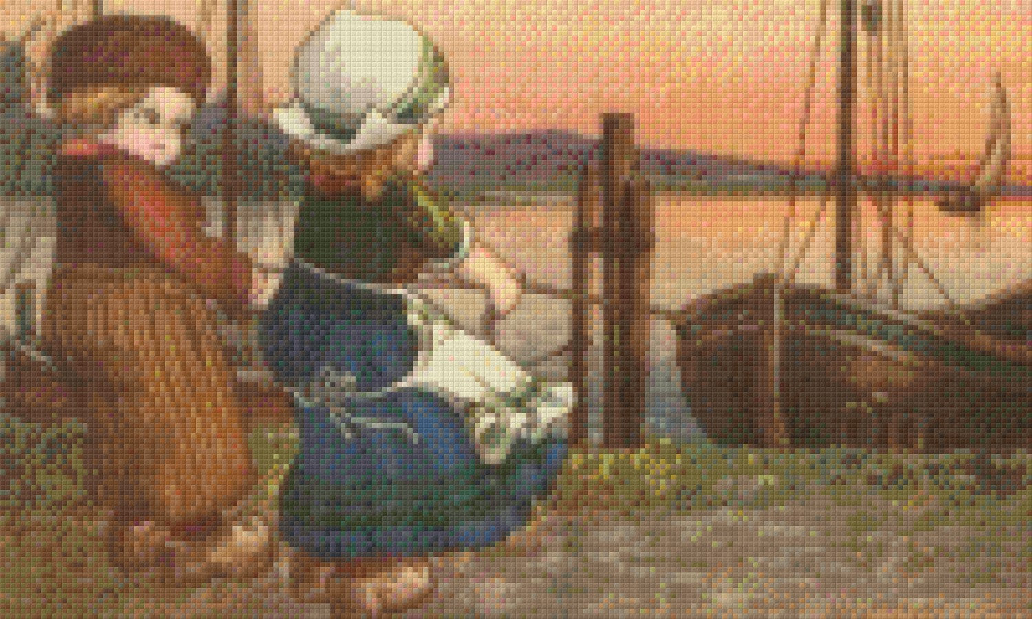 Pixelhobby classic set - bring the boat ashore
