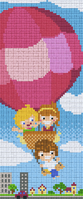 Pixel hobby classic set - hot air balloon ride