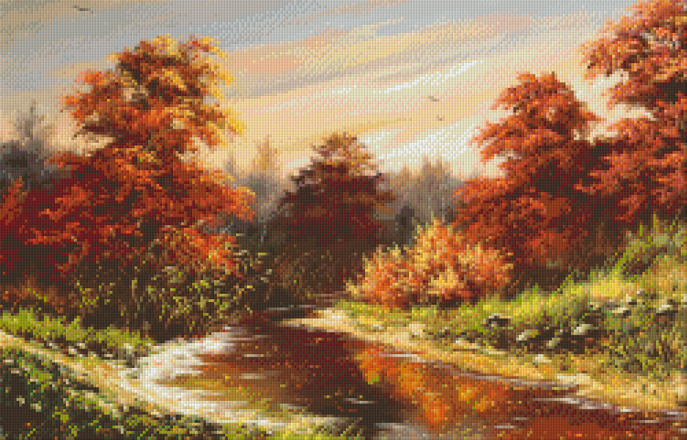 Pixelhobby Klassik Set - Herbstlicher Weg