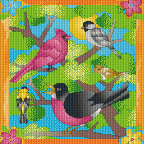 Pixelhobby Klassik Set - Colerfull Birds