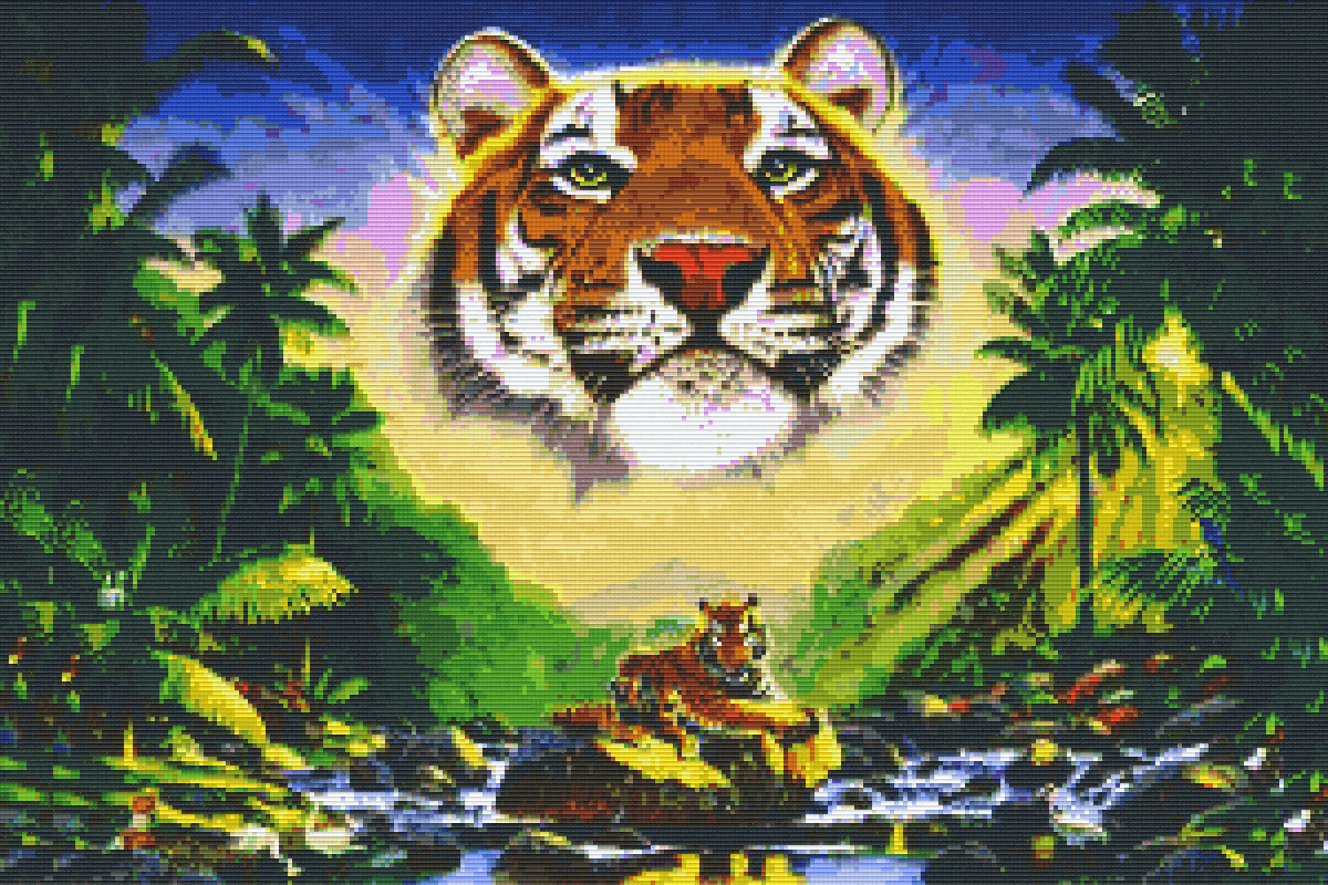 Pixelhobby Klassik Set - Tiger
