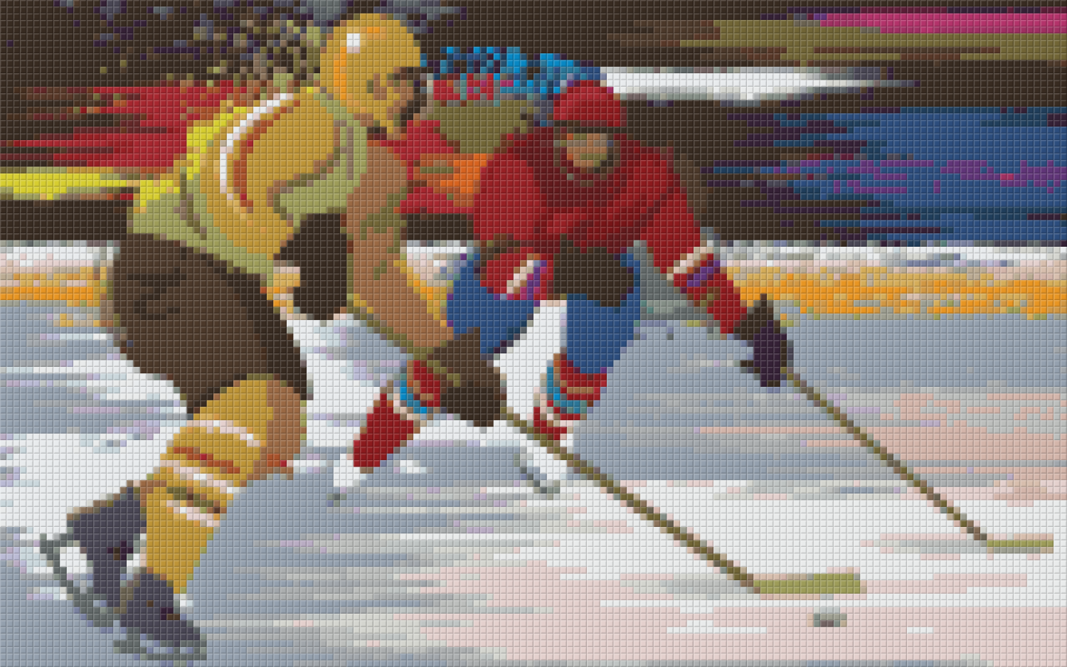 Pixelhobby Klassik Vorlage - Eishockey