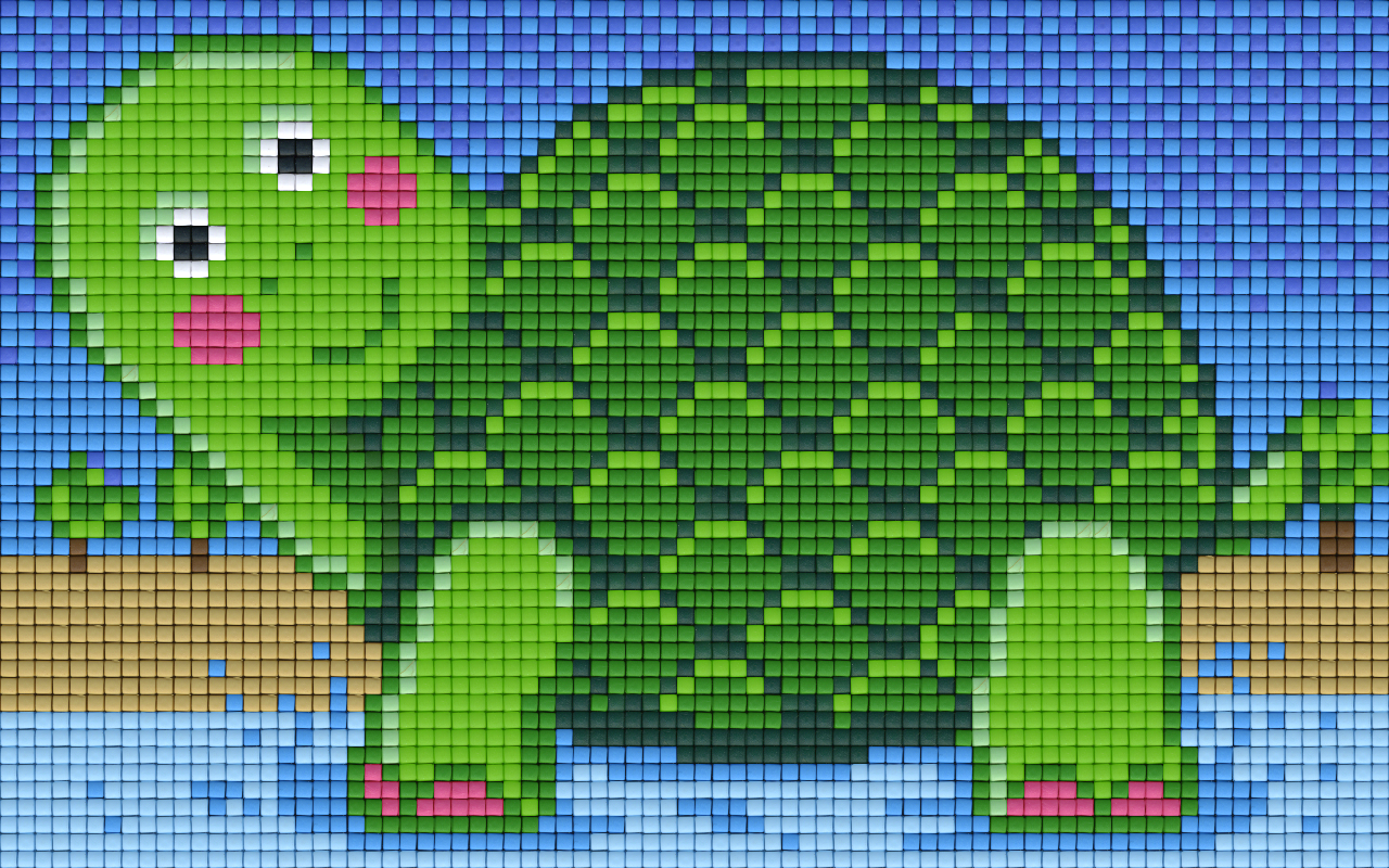 Pixelhobby Klassik Vorlage - Schildkröte
