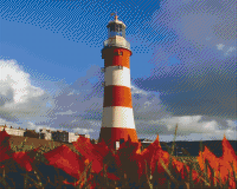 Pixelhobby Klassik Vorlage - Leuchtturm