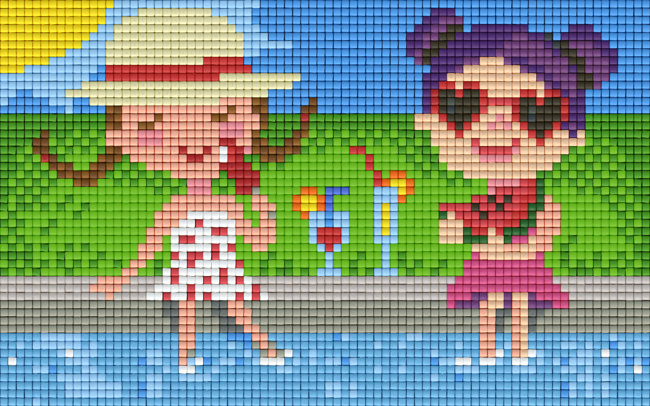 Pixelhobby Klassik Set - BFF am Pool