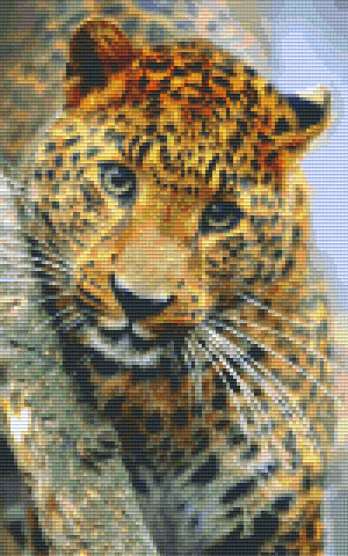 Pixelhobby Klassik Vorlage - Leopard