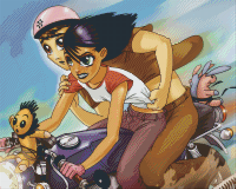 Pixelhobby Klassik Vorlage - Nicht so schnell, Honey