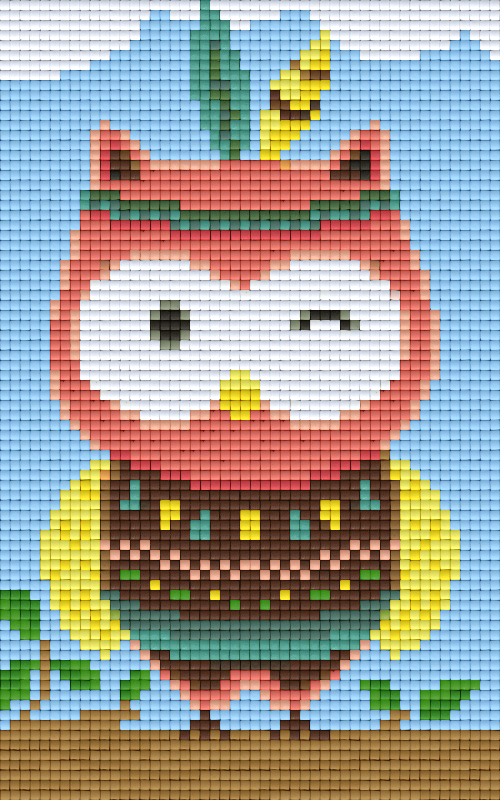 Pixelhobby classic set - owl with feather headdress