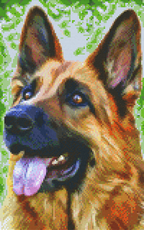 Pixelhobby Klassik Vorlage - Schäferhund