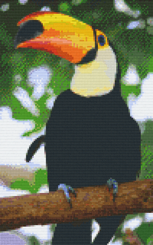 Pixelhobby Klassik Vorlage - Tukan