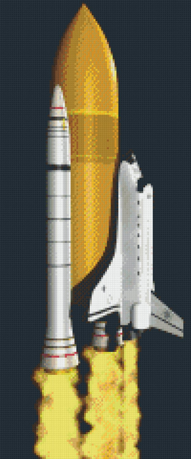 Pixelhobby Klassik Vorlage - Rakete